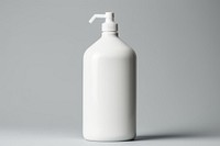 Pump bottle  white white background container.