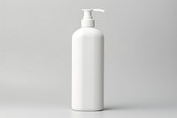 Pump bottle  cylinder white background container.
