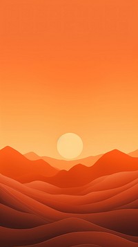 Sunset sky wallpaper landscape abstract outdoors.