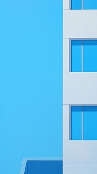 Blue building wallpaper architecture outdoors city.