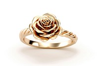Minimal rose ring gold jewelry white.