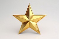 Star gold symbol shiny.