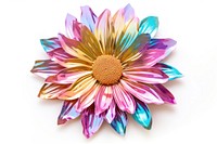 Sunflower iridescent jewelry dahlia petal.