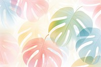 Monstera shape pattern bokeh effect background backgrounds abstract plant.