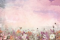 Flower and grass landscapes backgrounds outdoors painting.