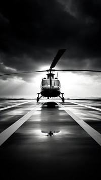 Photography of helicopter monochrome aircraft airplane.