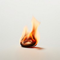 Photography of a Burning coffee bean fire burning flame.