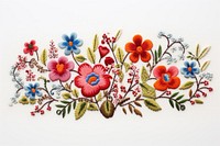 Shurch in embroidery style pattern art creativity.