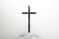 A cross symbol white white background.