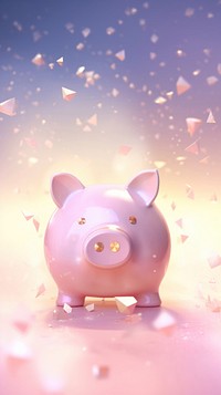 Piggy bank astrology mammal representation celebration.