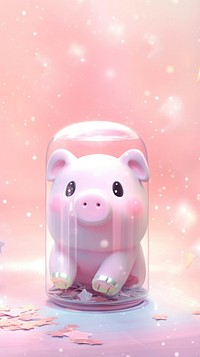 Piggy bank astrology animal mammal representation.