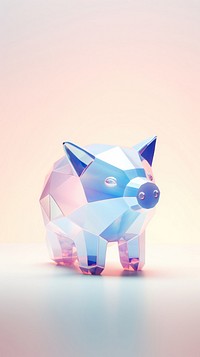 Polygon piggy bank art investment savings.