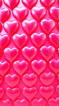 Puffy 3d wallpaper heart backgrounds petal repetition.