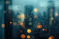 Rainy city scape in bokeh effect background light backgrounds lighting.