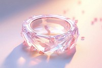 Ring crystal gemstone jewelry diamond.