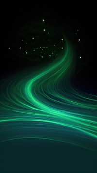  Green wallpaper backgrounds light night. AI generated Image by rawpixel.