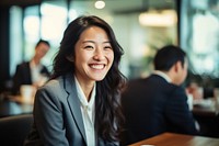  Businesswoman smiling looking smile. AI generated Image by rawpixel.