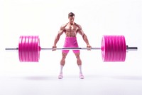 Deadlift holding barbell sports. AI generated Image by rawpixel.