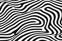 Abstract optical illusion wave a flow of black and white stripes forming a wavy distortion effect abstract pattern zebra