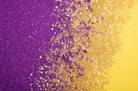 Purple and yellow glitter backgrounds textured.