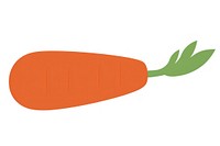 Carrot minimalist form carrot vegetable food.