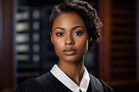 African american judge photography portrait female. AI generated Image by rawpixel.