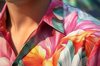 Hawaiian shirt backgrounds photography adult. AI generated Image by rawpixel.
