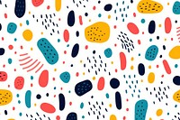 Doodle seamless pattern backgrounds confetti.