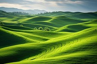  Foliage landscape grass green. AI generated Image by rawpixel.