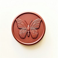 Seal Wax Stamp butterfly white background accessories accessory.