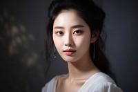 Korean women portrait photo face.