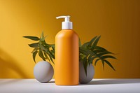 Hair conditioner bottle plant container.