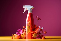 Spray bottle flower plant freshness.