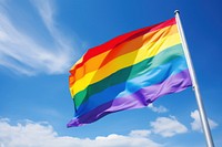 Rainbow flag rainbow symbol cloud.