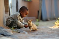 South African kid sitting animal mammal.