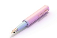 Fountain pen purple sharp pink.