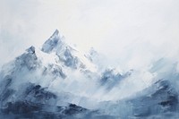 Snow mountain background backgrounds painting glacier.