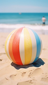 Beachball summer outdoors nature.