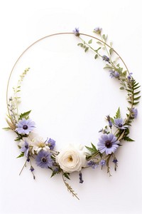 Flower jewelry wreath plant.