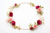 Flower rose jewelry wreath.