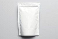 Coffee pouch packaging  crumpled absence white.