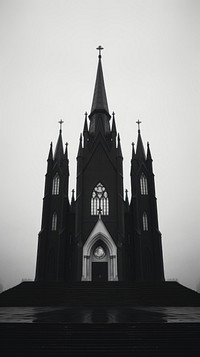 Photography of church architecture monochrome building.