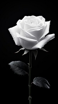 Photography of white rose monochrome flower petal.
