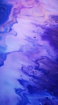 Cold color ink backgrounds purple reflection.