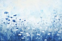 Flower field backgrounds outdoors painting.