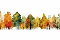 Autumn forest boarder backgrounds outdoors nature.