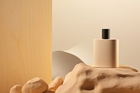 Perfume packaging  bottle cosmetics nature.