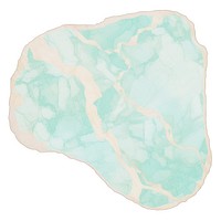 Turquoise marble distort shape abstract jewelry mineral.
