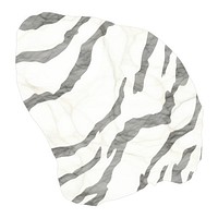 White tiger skin marble distort shape white background clothing swimwear.