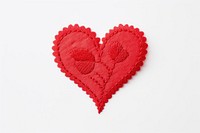Valentine in embroidery style celebration creativity decoration.